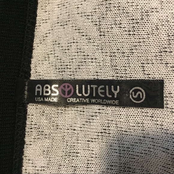 ABSOLUTELY black and white pattern cardigan small - Picture 8 of 8